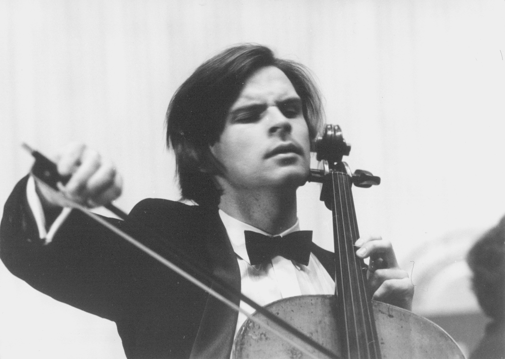 Andrzej Bauer during the concert on 21 September 1991
