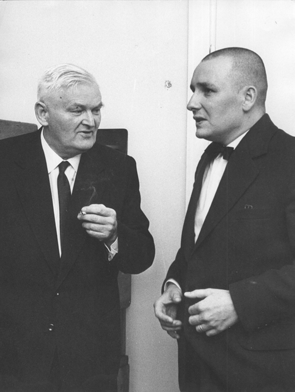 Henryk Mikołaj Górecki and Bolesław Szabelski (1961), photo by CAF