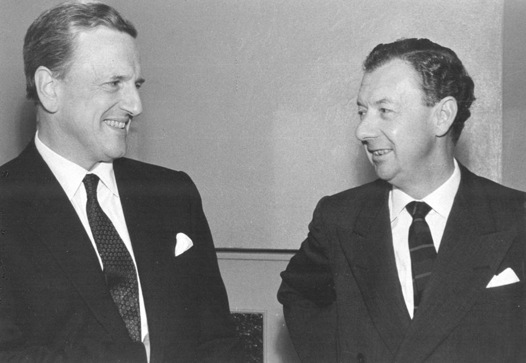 Benjamin Britten and Peter Pears (1961), photo by Andrzej Zborski