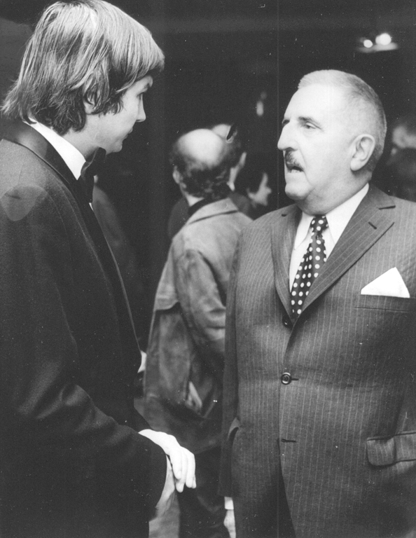 Jerzy Waldorff and Karl-Erik Welin (1972), photo by CAF