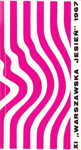 11th IFCM 'Warsaw Autumn', 16-24.IX.1967, cover design Waldemar Świerzy